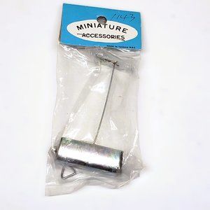 New Miniature Accessories Mail Box Metal Silver Dollhouse Vintage Taiwan